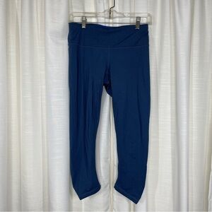 Prana blue ankle rushed leggings